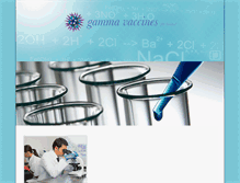 Tablet Screenshot of gammavaccines.com